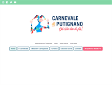 Tablet Screenshot of carnevalediputignano.it